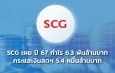 “SCG”เผยปี 67 กำไร 6.3 พันล้านบาท เคาะปันผล เกือบ 100% ของกำไร