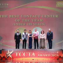 กรุงเทพประกันชีวิต คว้ารางวัลอันทรงเกียรติสูงสุด The Best Contact Center of the Year พร้อรางวัลระดับองค์กรอีก 4 รางวัล จากเวที TCCTA Contact Center Awards 2025