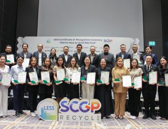 SCGP Recycle นำเครือข่าย 22พันธมิตร สู่การรับรอง LESS ชูเศรษฐกิจหมุนเวียนและการพัฒนาที่ยั่งยืน