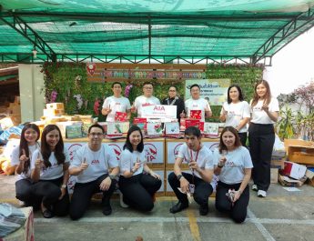 เอไอเอ ประเทศไทย บริจาคปฏิทินใช้แล้ว เพื่อนำไปผลิตสื่ออักษรเบรลล์สำหรับผู้พิการทางสายตา