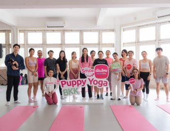 เมืองไทยประกันชีวิต จัดกิจกรรมสุดเอ็กซ์คลูซีฟ “PUPPY YOGA BKK” ชวนลูกค้าดูแลสุขภาพและฮีลใจไปกับเหล่าน้องหมาสุดคิวท์