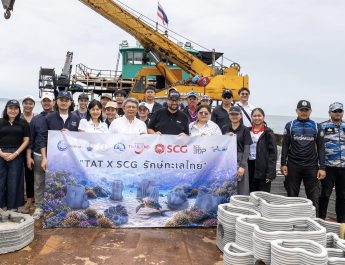 SCG 3D Printing พลิกนวัตกรรมก่อสร้างสู่การฟื้นฟูทะเลไทยโชว์ศักยภาพเทคโนโลยีการพิมพ์สามมิติ ต่อยอดสู่โซลูชันก่อสร้างและโครงสร้างพื้นฐานอย่างยั่งยืน